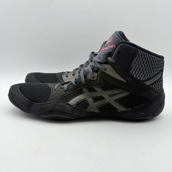 Asics Mens SnapDown 3 Wrestling Shoes US 10.5 M EU 43.5 Black Gunmetal NIB - Picture 8 of 12